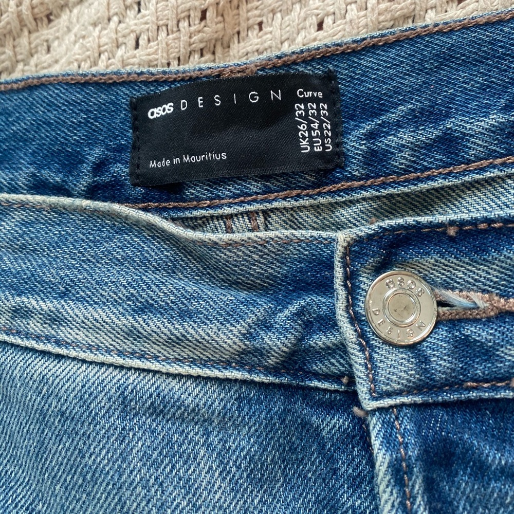 ASOS curve straight leg jeans
